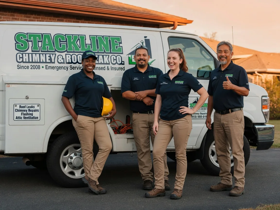 Chimney flashing repair company in Marquez, TX